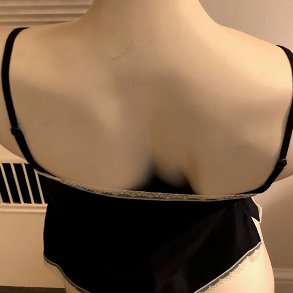 NWOT-  Navy Silk Cami by Etcetera - Picture 4 of 7